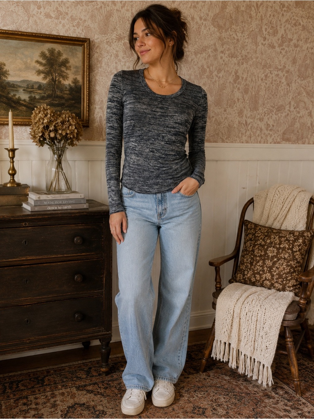 Wilfred Free Long Sleeve Top – Size Small